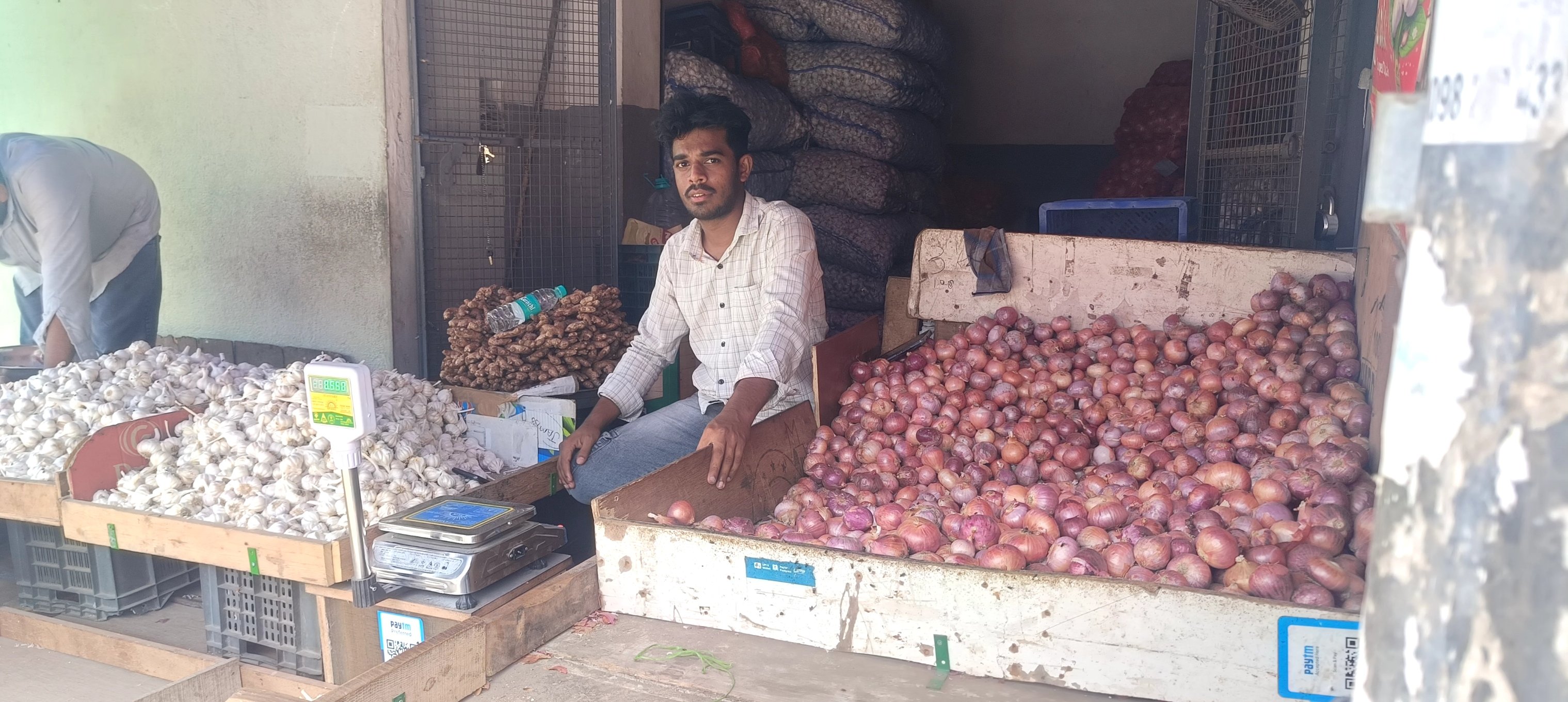 Shop interior with fresh stock